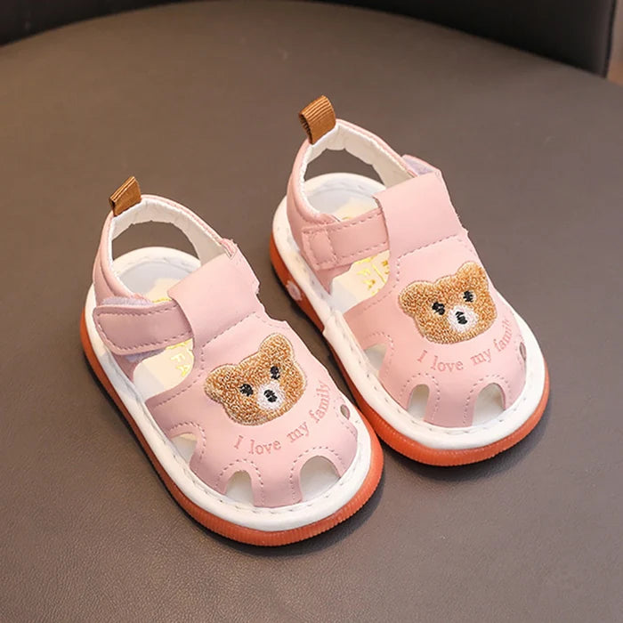 I LOVE MY FAMILY Bear Sandals