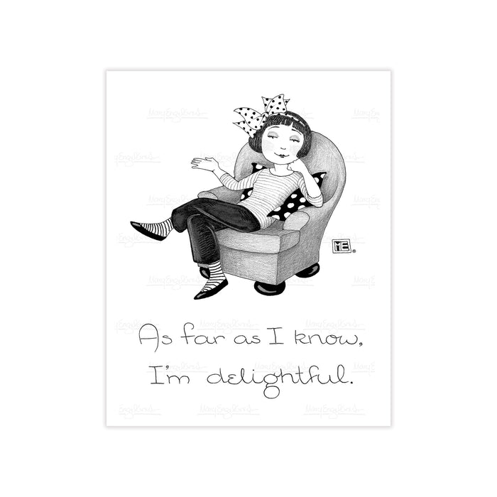 I'm Delightful Small Print