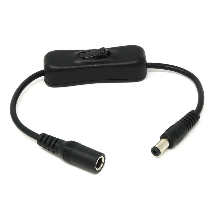 In-line power switch for 2.1mm barrel jack by The Pi Hut - The Pi Hut