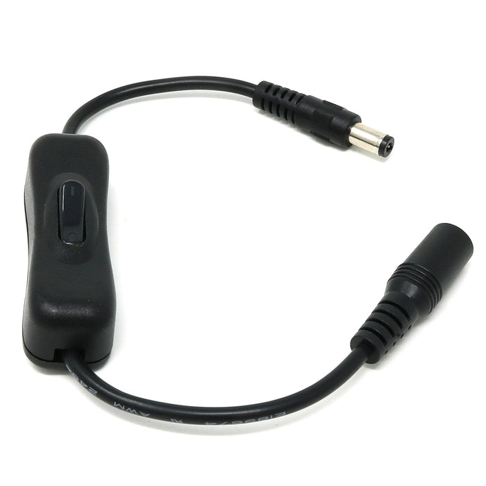 In-line power switch for 2.1mm barrel jack by The Pi Hut - The Pi Hut