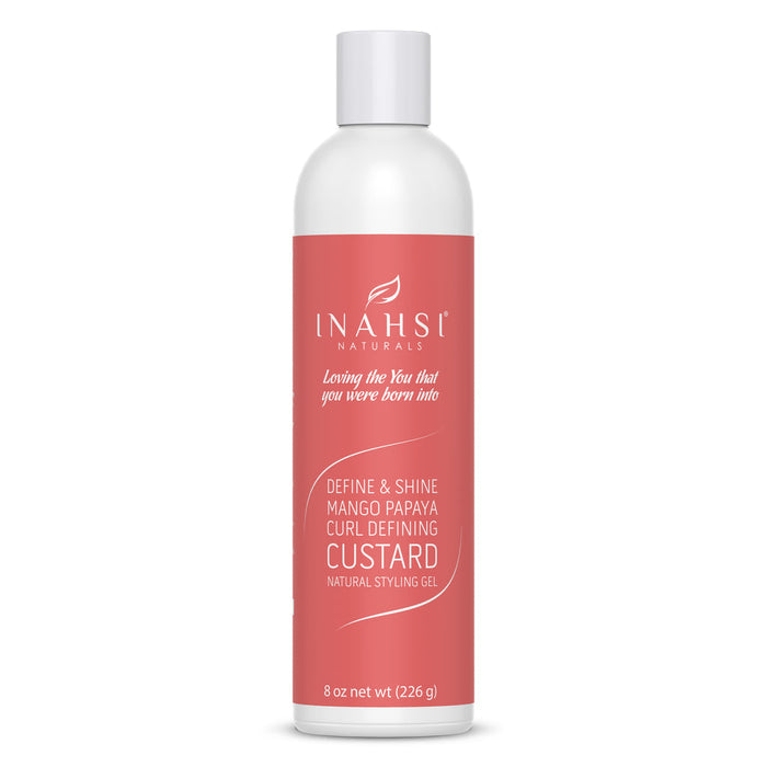 Inahsi Naturals  Define & Shine Mango Papaya Curl Defining Custard