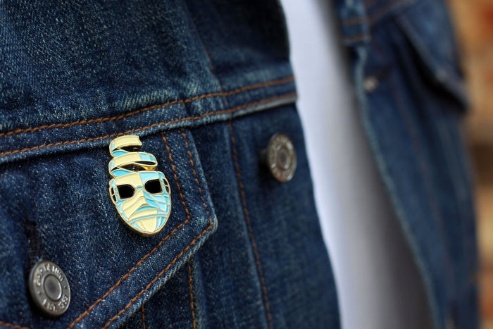 Invisible Man Enamel Pin