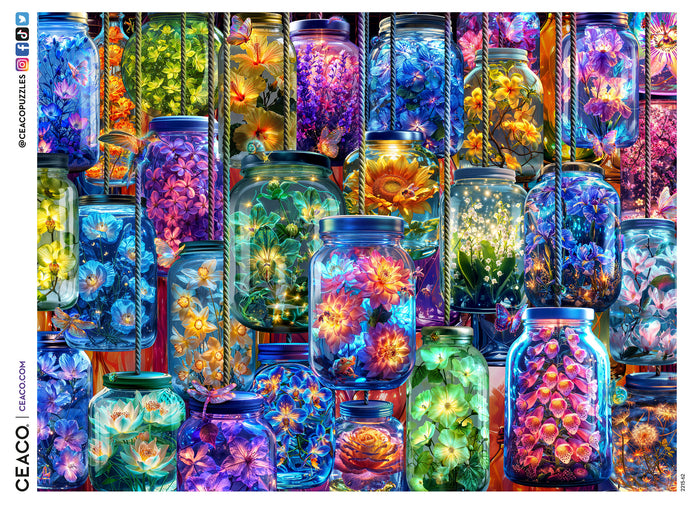 Jars of Flowers - 300 Piece Puzzle