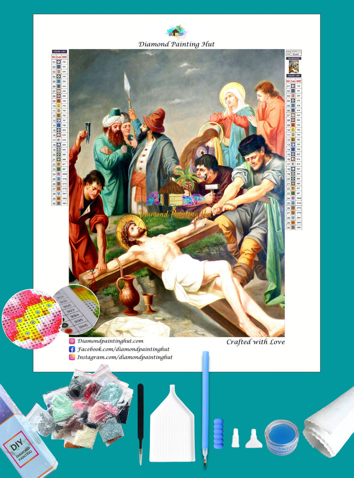Jesus on Cross  Diamond Painting