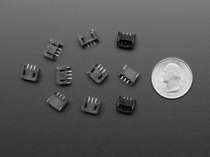 JST PH 3-pin Horizontal Connector (10-pack) (STEMMA) by The Pi Hut - The Pi Hut