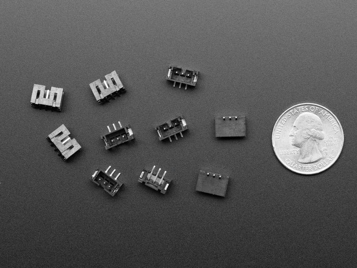 JST PH 3-pin Vertical Connector (10-pack) (STEMMA) [Discontinued] by The Pi Hut - The Pi Hut