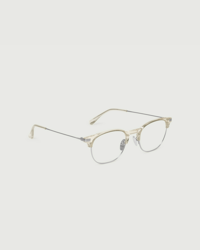 Julep::Jules Eyeglasses Round Yellow plant-based plastic front diagonal