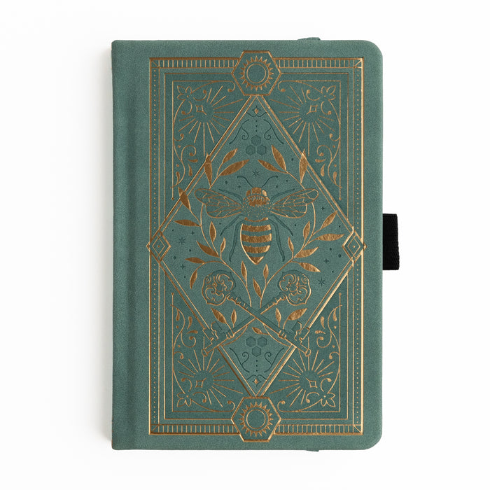 Keeper of the Bees in Soft Teal: Notebook - Archer and Olive