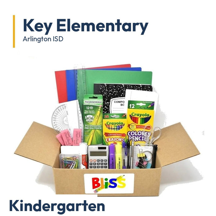 Key Elementary Kindergarten School Supply Kit