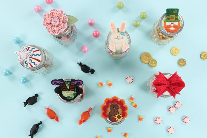 Kimberbell Seasonal Jar Toppers