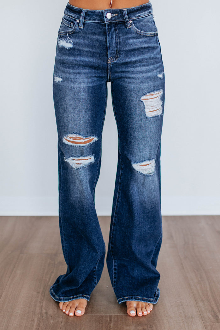 Kimora Risen Jeans - Dark Wash