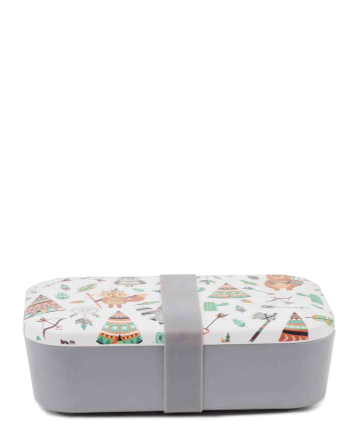Kitchen Life Bamboo Lunch Box - Grey
