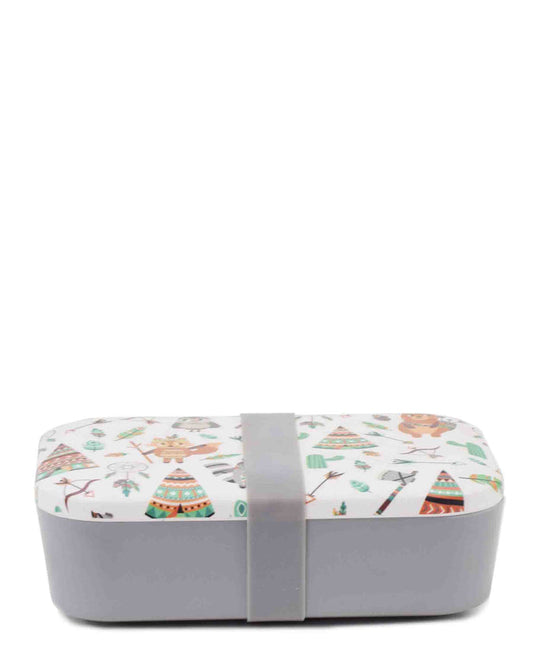 Kitchen Life Bamboo Lunch Box - Grey