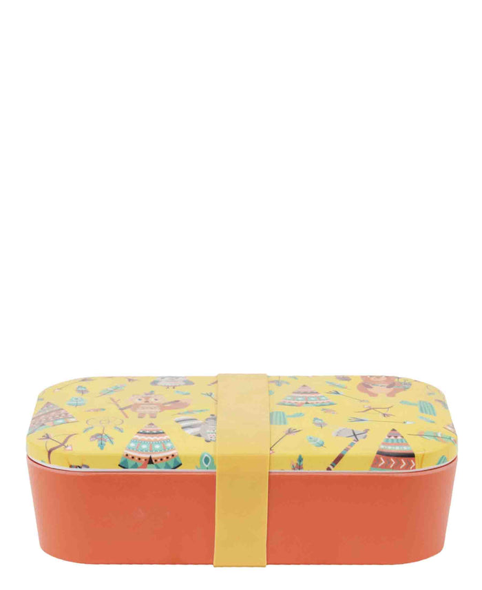Kitchen Life Bamboo Lunch Box - Orange