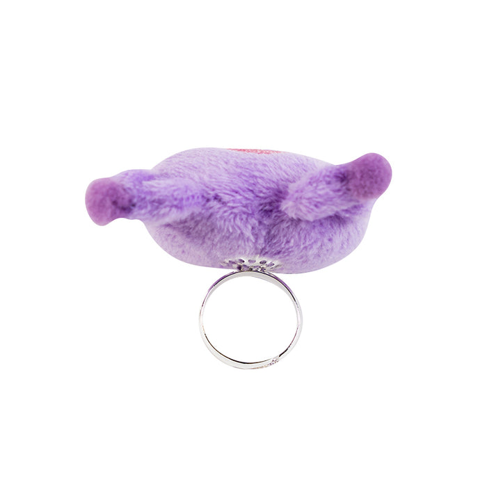 Kuromi Plush Mascot Ring Accessory Global Original