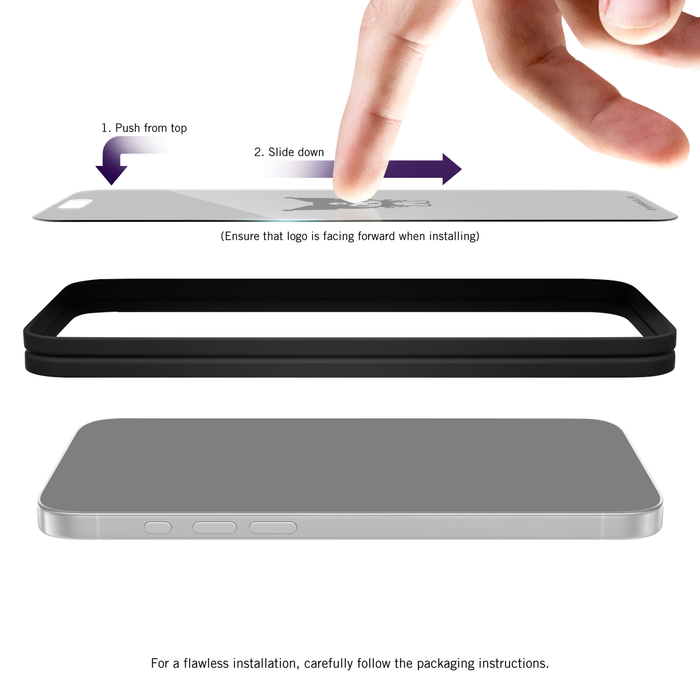 Kuromi x Screen Skinz iPhone Clear Screen Protector Screen Skinz