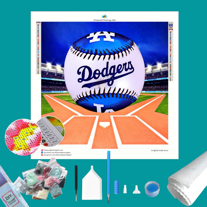 Los Angeles Dodgers MLB Diamond Painting-Diamond Painting Hut