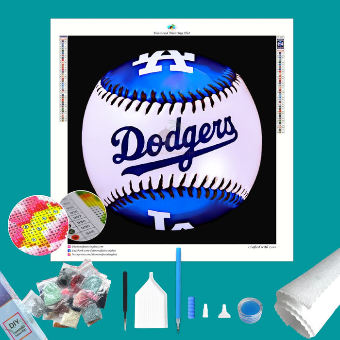 Los Angeles Dodgers MLB Diamond Painting-Diamond Painting Hut