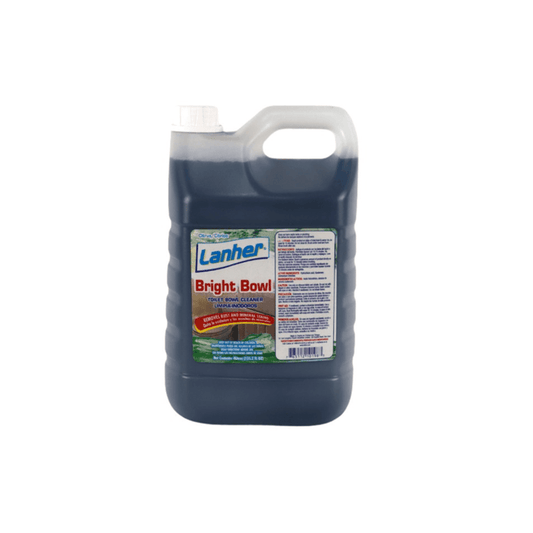 Lanher Bright Bowl Toilet Bowl Cleaner 4- Liter. It disinfects and deodorizes, leaving your toilet bowl sparkling clean mega