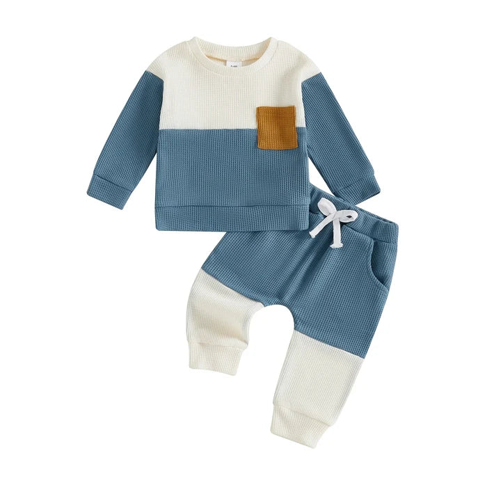 LENNY Color Block Pocket Outfit
