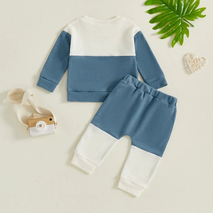 LENNY Color Block Pocket Outfit