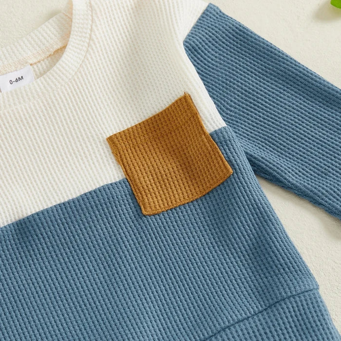 LENNY Color Block Pocket Outfit