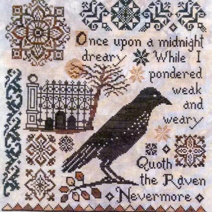 Lila's Studio - Nevermore - Booklet Chart and/or Roxy Floss Conversion