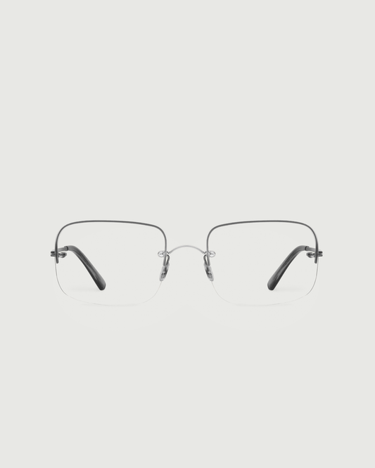 Ash::Linda Eyeglasses rectangle black  metal front