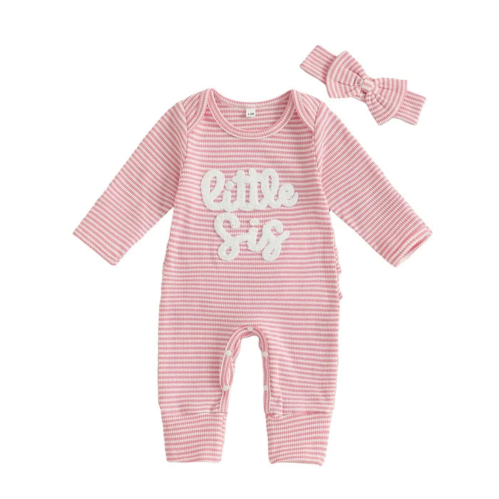 LITTLE SIS Striped Jumpsuit