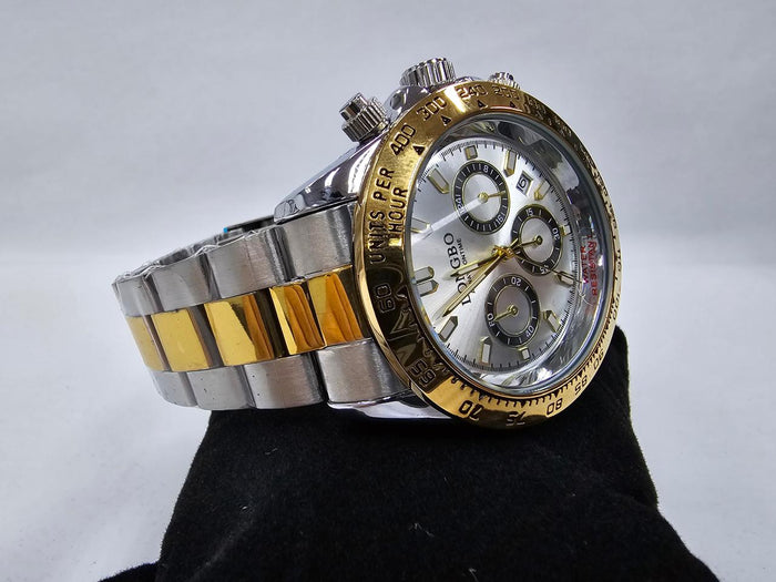 LONGBO Silver Dial Water Resistant Watch
