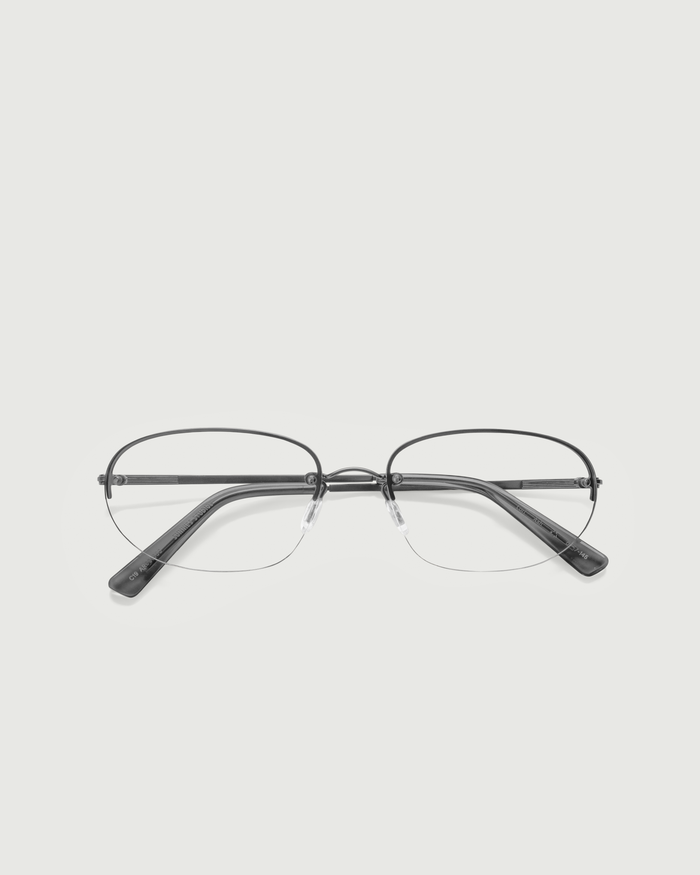 Ash::Lori Eyeglasses oval black  metal top