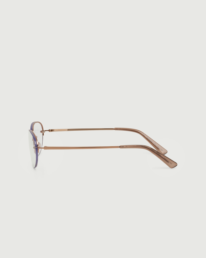 Sandstone::Lori Eyeglasses oval brown  side