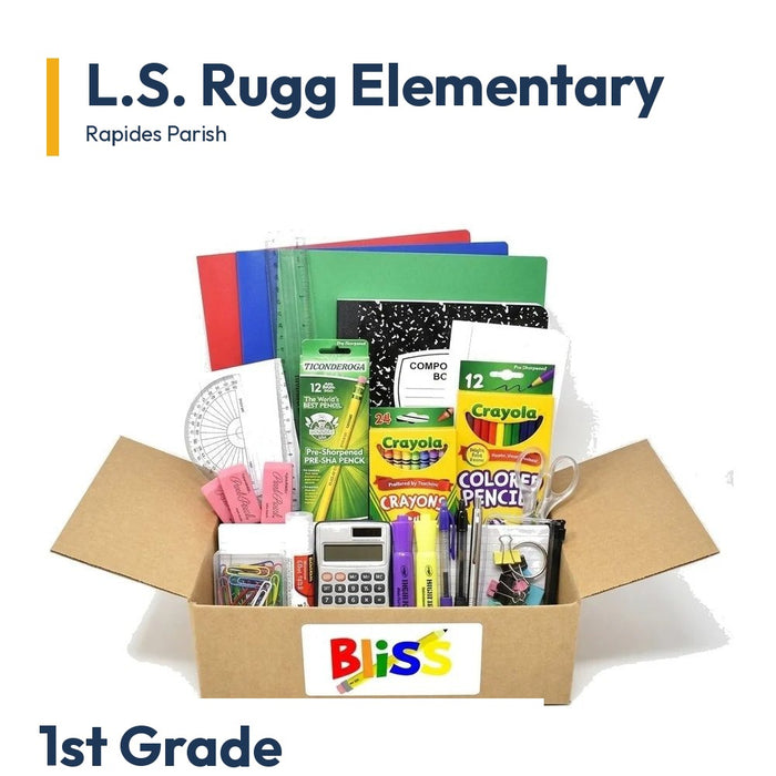 L.S. Rugg Elementary 1st Grade School Supply Kit