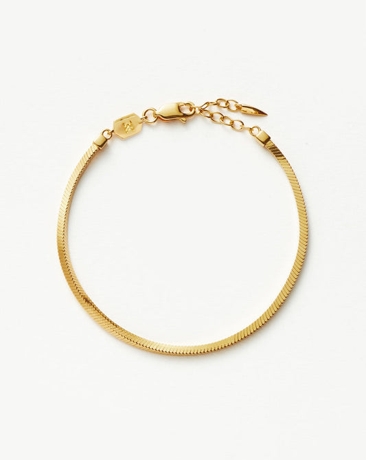 Lucy Williams Square Snake Chain Bracelet Bracelets Missoma