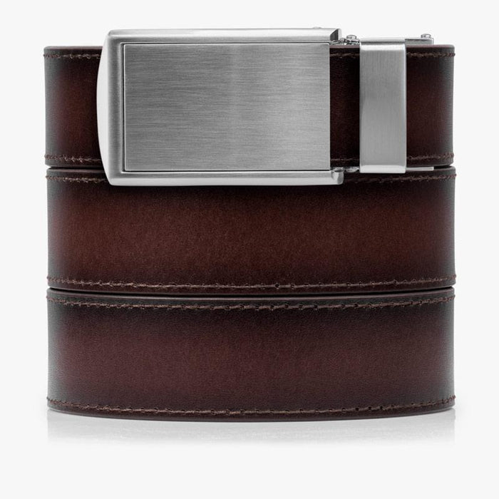 Mahogany Premium Full Grain Leather Belts - SlideBelts