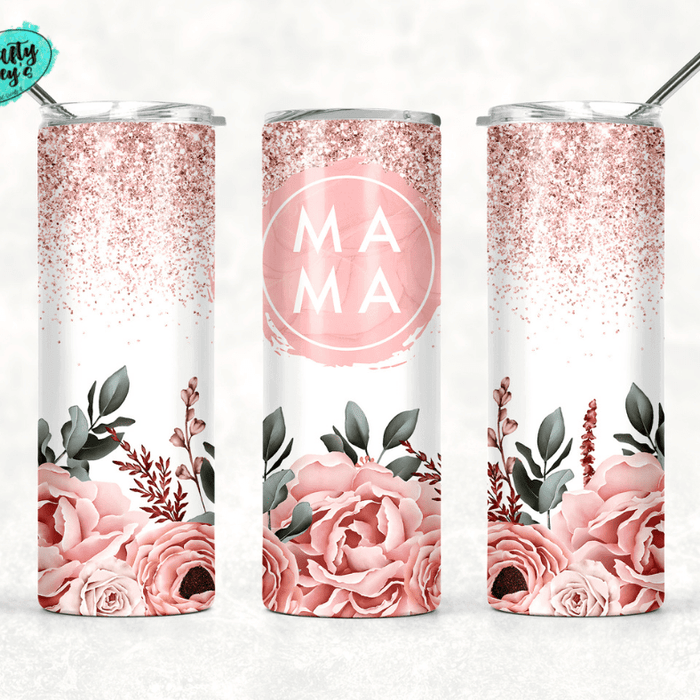 MAMA Rose Gold Tumbler-Mother's Day Tumbler