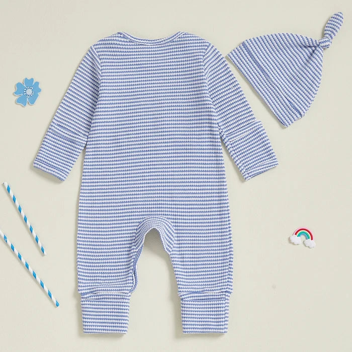 MAMA'S BOY Striped Jumpsuit