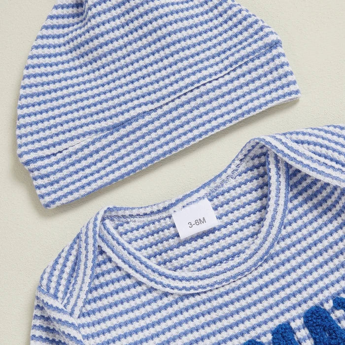 MAMA'S BOY Striped Jumpsuit