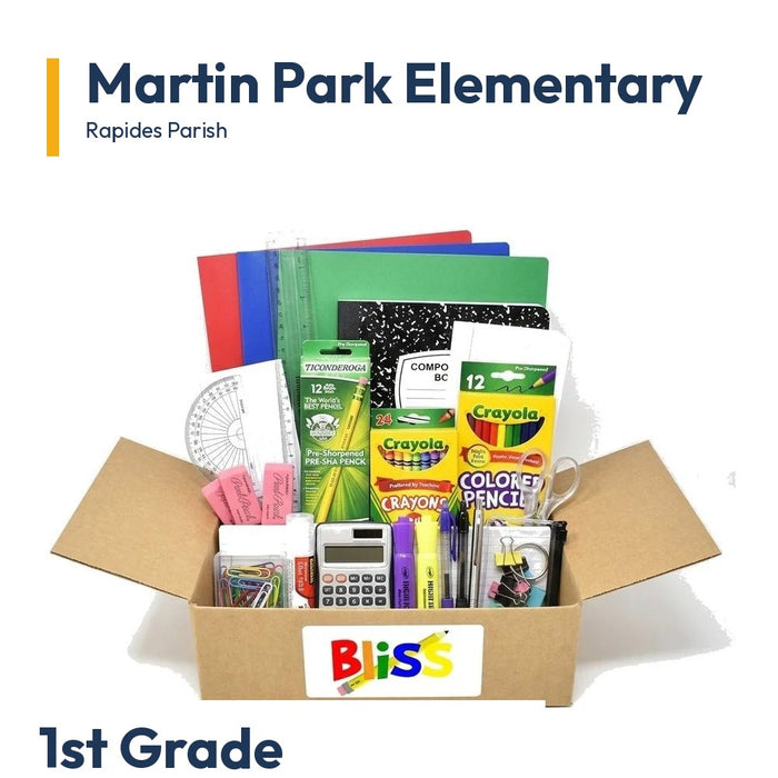 Martin Park Elementary 1st Grade School Supply Kit