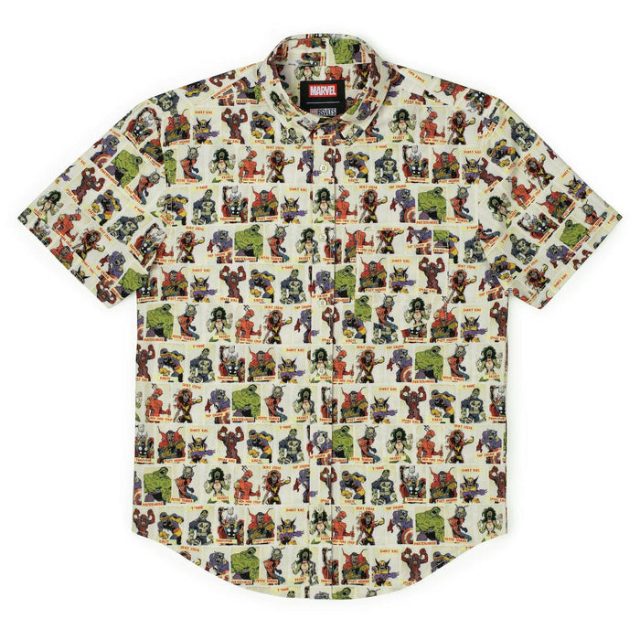 RSVLTS Marvel Short Sleeve Shirt Marvel Zombies "Never Meat Your Heroes" – KUNUFLEX Short Sleeve Shirt Marvel Zombies "Never Meat Your Heroes" – KUNUFLEX Short Sleeve Shirt