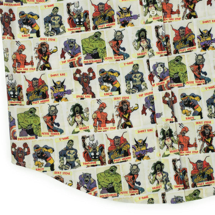 RSVLTS Marvel Short Sleeve Shirt Marvel Zombies "Never Meat Your Heroes" – KUNUFLEX Short Sleeve Shirt Marvel Zombies "Never Meat Your Heroes" – KUNUFLEX Short Sleeve Shirt