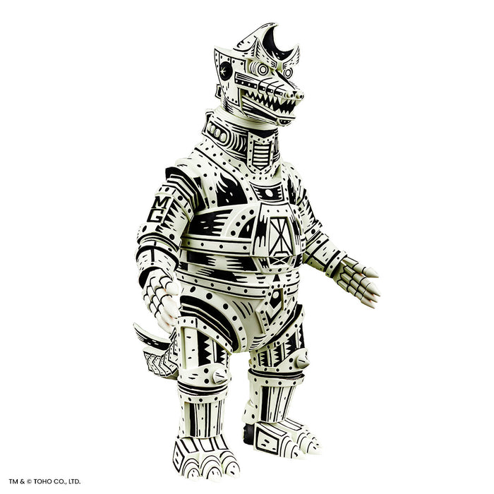Mechagodzilla (Linocut) - Vinyl Designer Figure by Attack Peter - Linocut Variant Timed Edition
