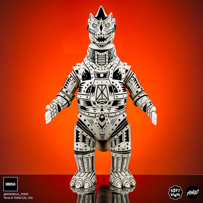 Mechagodzilla (Linocut) - Vinyl Designer Figure by Attack Peter - Linocut Variant Timed Edition