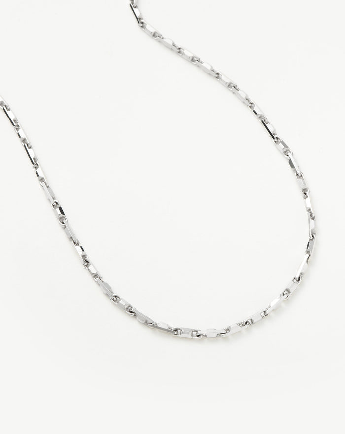 Men's Interlocking Link Chain Necklace | Sterling Silver Necklaces Missoma