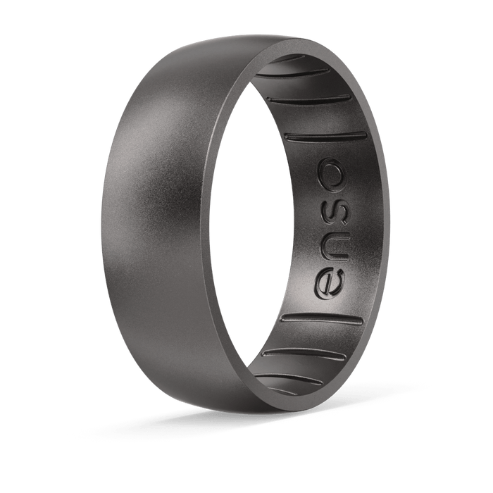 Hybrid Metal Ring - Titanium - 18K Gold Plated