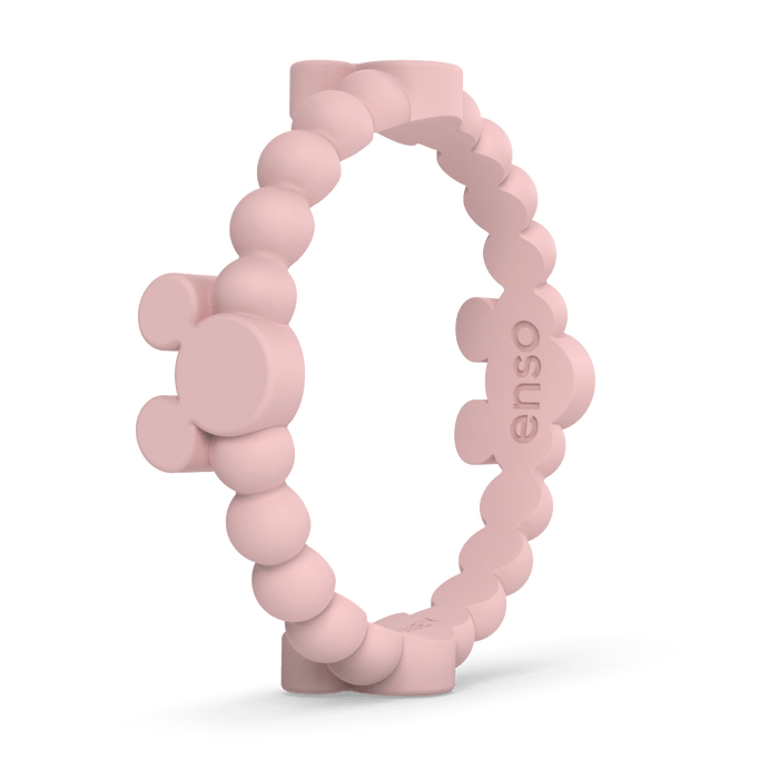 Mickey Mouse Beaded - Blush Pink