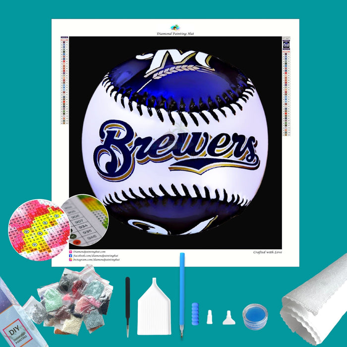 Milwaukee Brewers MLB Diamond Painting-Diamond Painting Hut