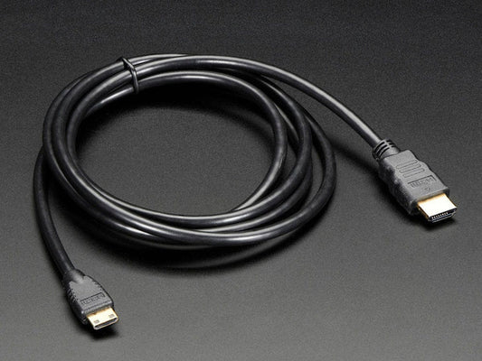 Mini HDMI to HDMI Cable - 5 feet [Discontinued] by The Pi Hut - The Pi Hut