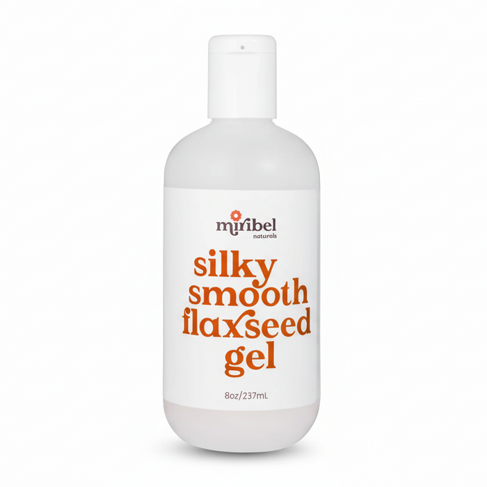 A bottle of Miribel Naturals Silky Smooth Flaxseed Gel