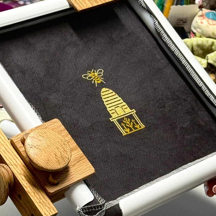 Modern Folk Embroidery - How Doth The Little Busy Bee: A Beekeeper's Pincushion - Booklet Chart